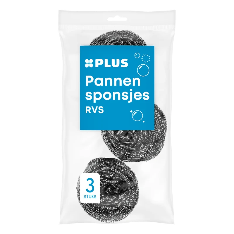 Pannenspons RVS