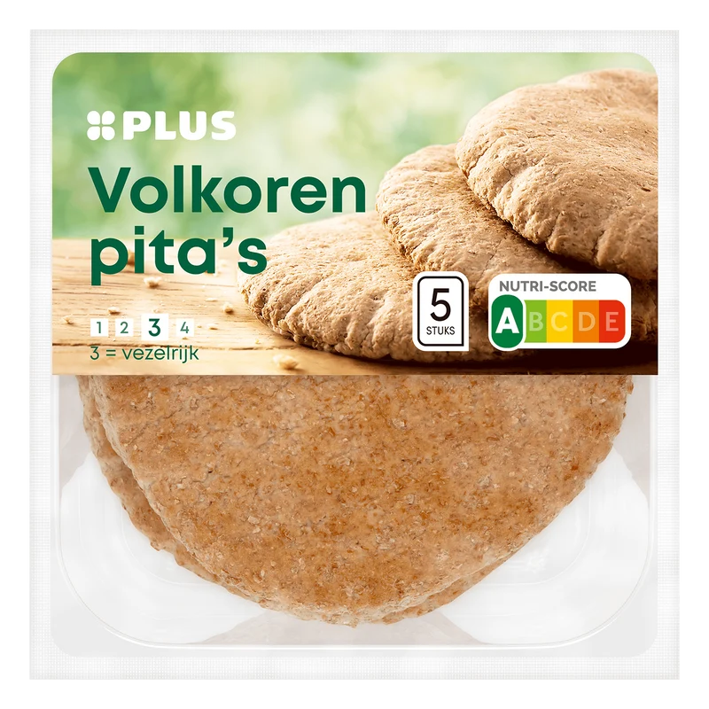 Volkoren maaltijd pita's