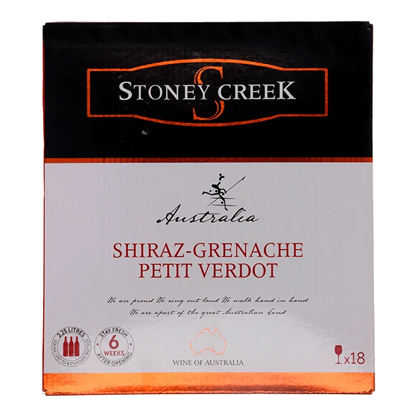 Stoney Creek Shiraz, Grenache & Petit Verdot wijnt
