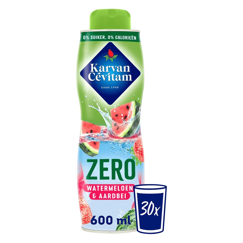 Karvan Cévitam Zero Watermeloen aardbei