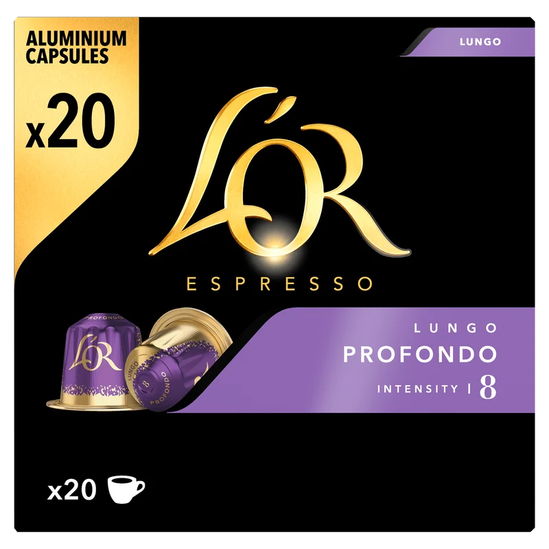 L'Or Lungo profondo voordeelpak koffiecups