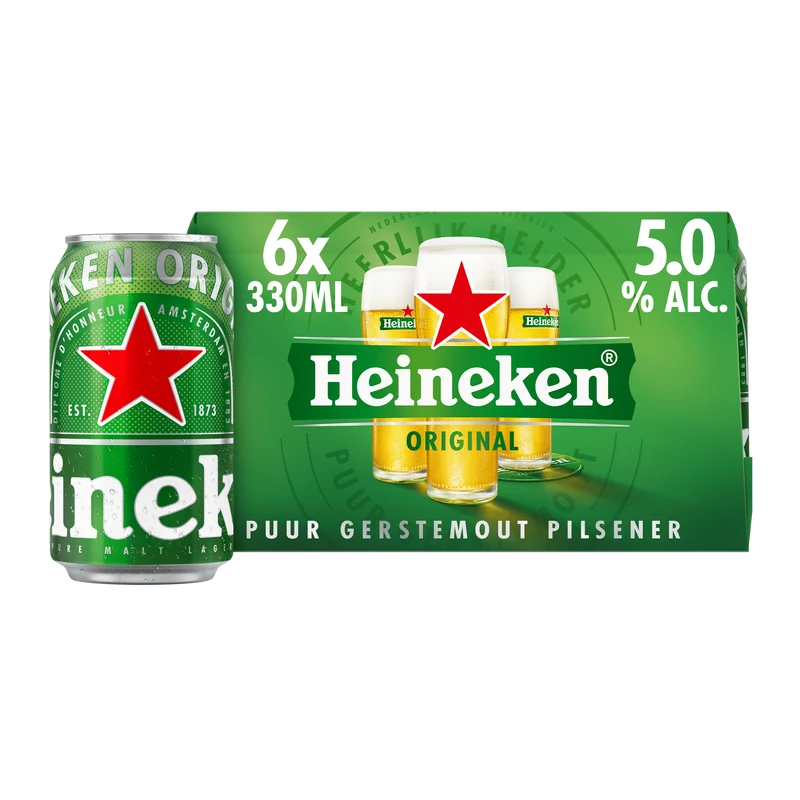 Heineken Premium pilsener bier blik