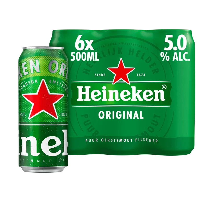 Heineken Premium pilsener bier blik
