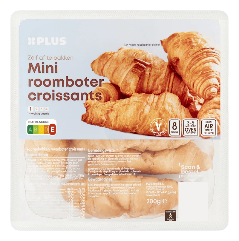 Croissants roomboter mini
