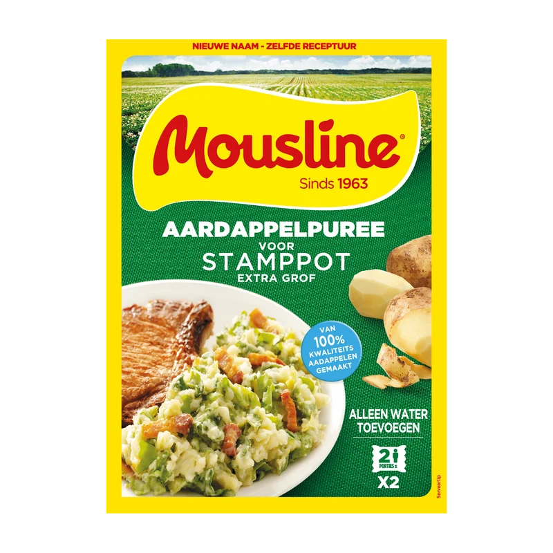 Mousline Aardappelpuree voor Stamppot