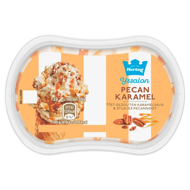 Hertog IJssalon mini pecan karamel