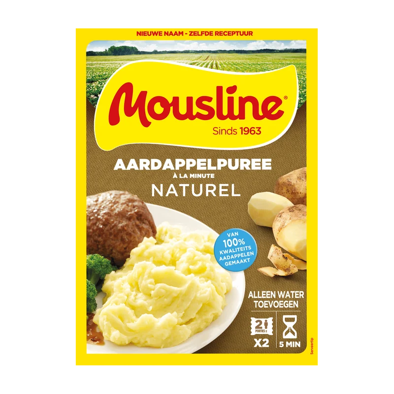 Mousline Aardappelpuree á la minute Naturel
