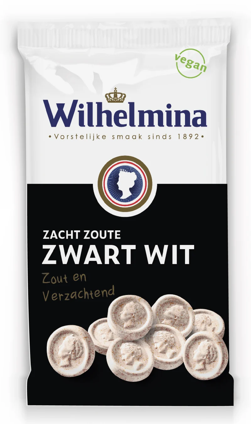 Wilhelmina Zwart wit 3-pack