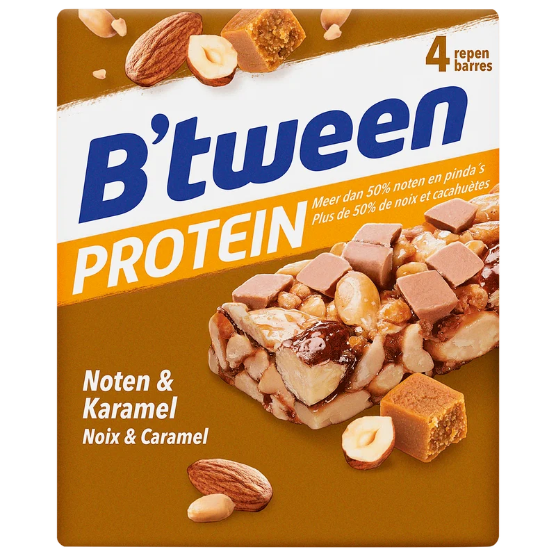 B'tween Proteinreep Noten Karamel