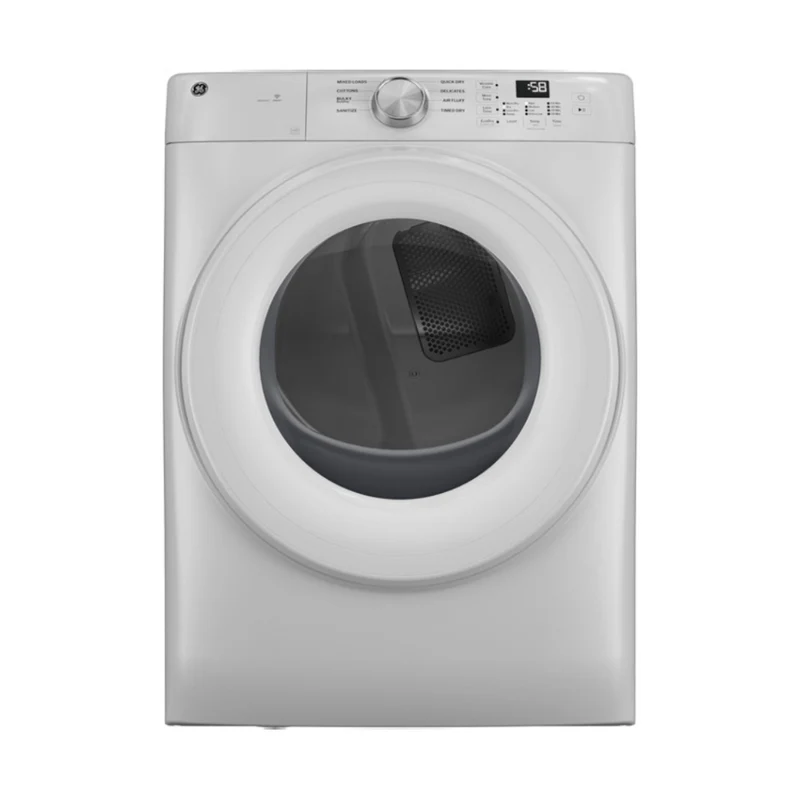 GE GFD35GSSYWW 7.8 cu.ft. Smart Front Load Gas Dryer with Sanitize Cycle - White