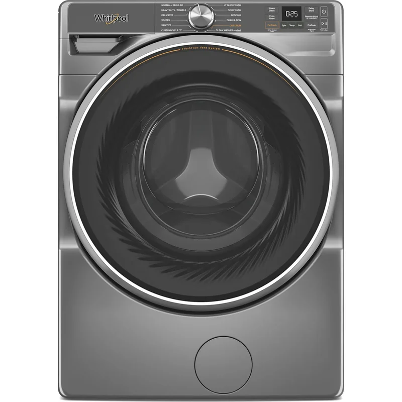 Whirlpool 5 Cu. Ft. Front Load Smart Washer - Radiant Silver