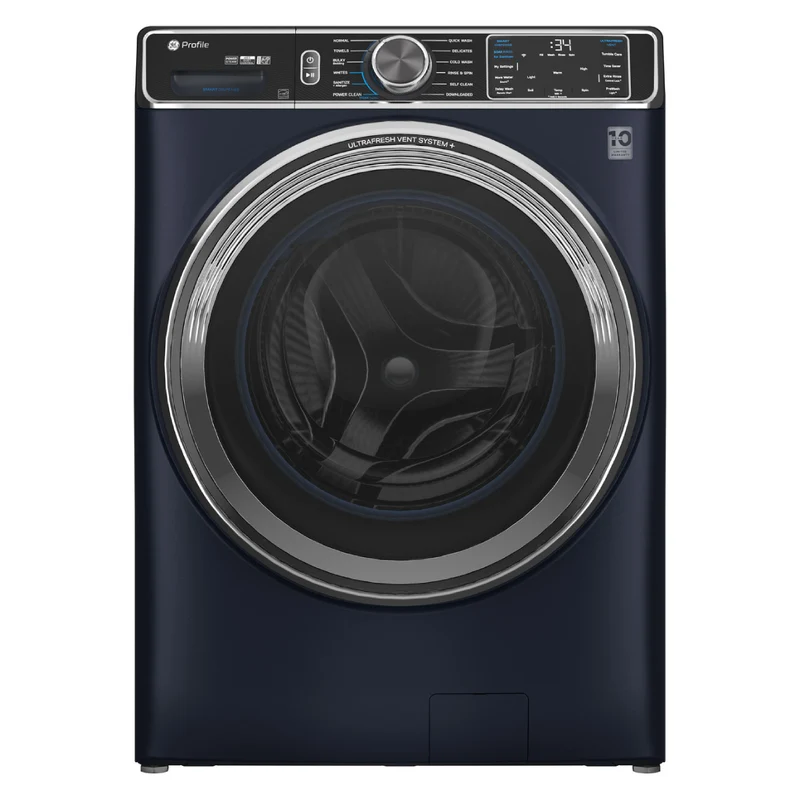 GE Profile PFW870SPVRS 5.3 cu. ft. Smart Front Load Washer with UltraFresh Vent System - Blue
