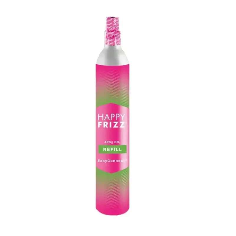 Happy Frizz Click-In CO2 Cylinder, Quick Connect Compatible, 425g