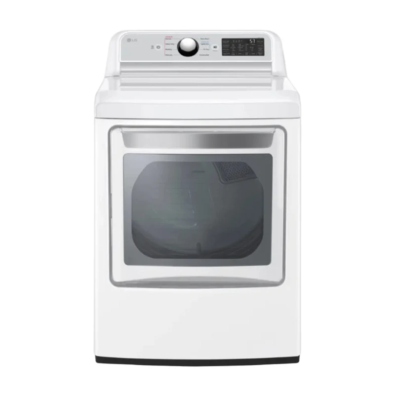 LG DLG7401WE 7.3 cu.ft. Smart Front Load Rear Control Gas Dryer with EasyLoad Door- White