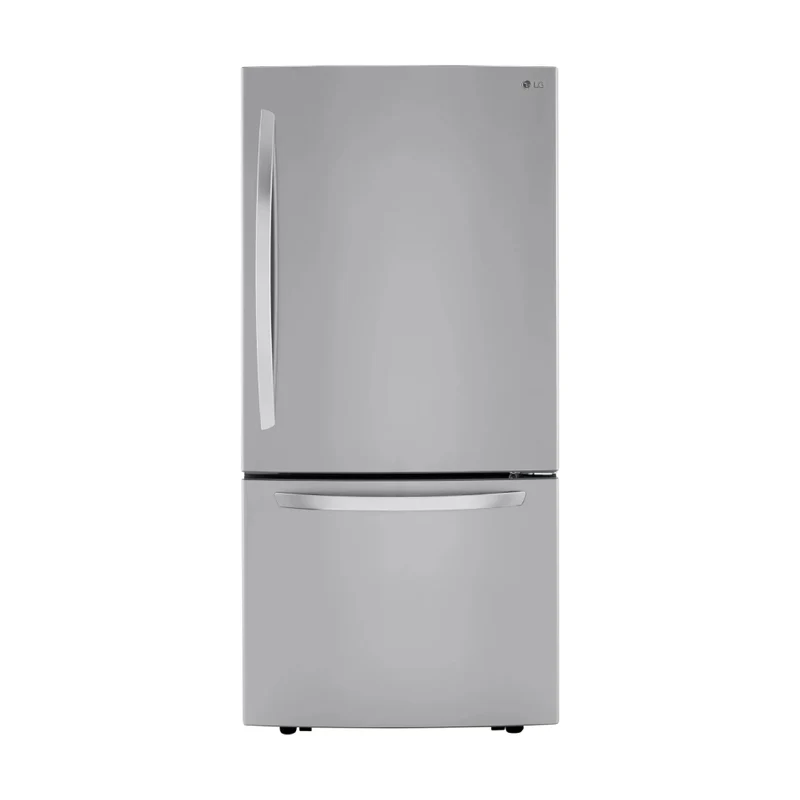 LG LRDCS2603S 26 Cu. Ft. Bottom-Freezer Refrigerator - Silver