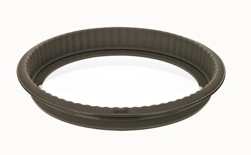 FlexiForm Quiche 26cm mit Glasboden braun
