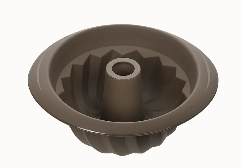 FlexiForm Gugelhupf 22cm Premium-Platin-Silikon braun