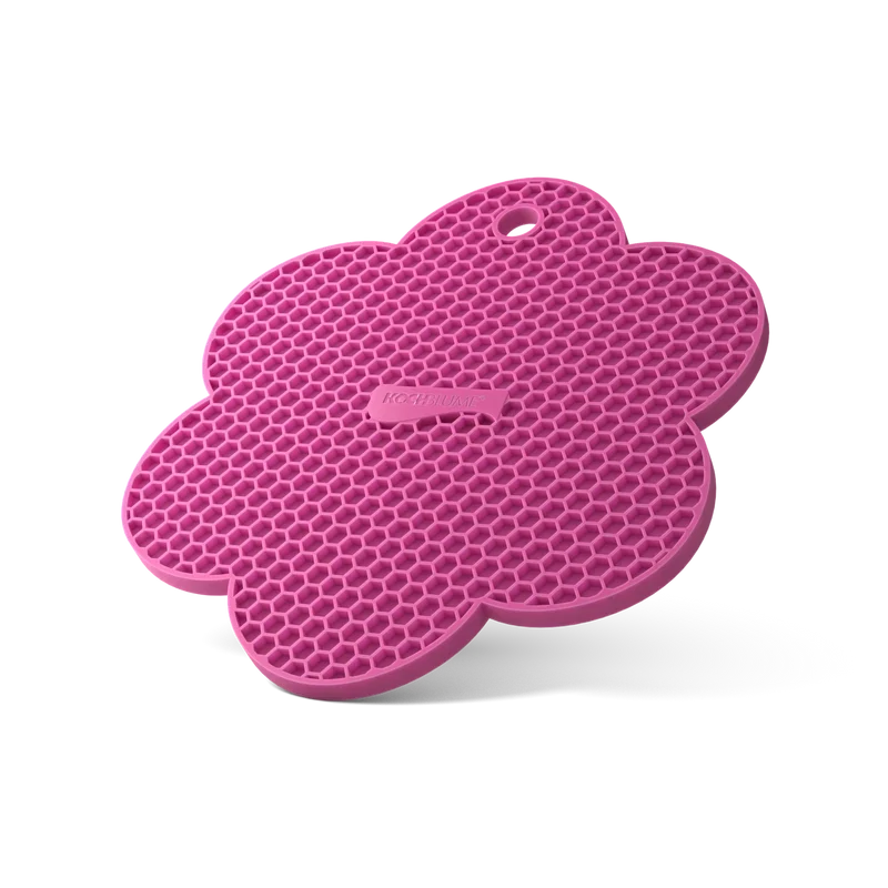 Untersetzer Kochblume pink 19 cm