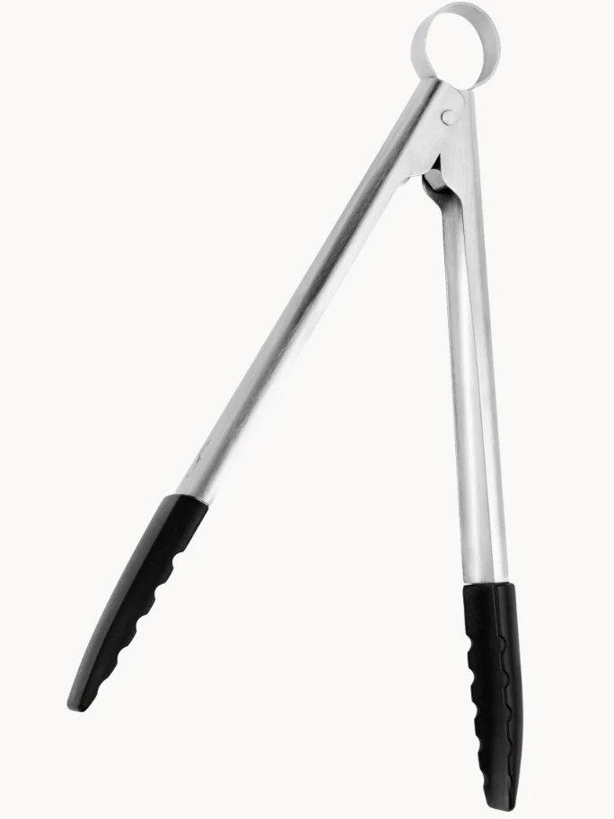 Universalzange 24 cm - Edelstahl Küchenzange mit Silikonkopf