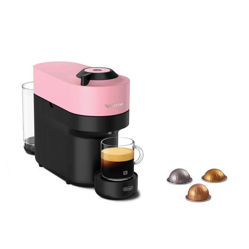 De'Longhi Nespresso Vertuo Pop ENV90.P Capsule Coffee Machine, Pink