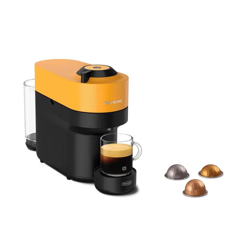 De'Longhi Nespresso Vertuo Pop ENV90.Y Capsule Coffee Machine, Yellow