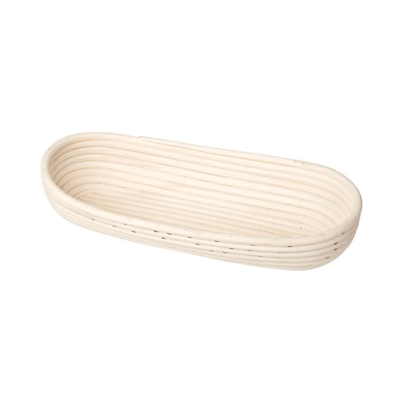 Gärkörbchen oval Peddigrohr natur 37x16 cm für ca. 1.000g.
