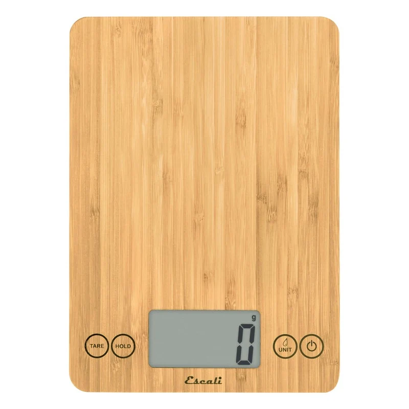 Escali Arti Glass Kitchen Scale - Bamboo
