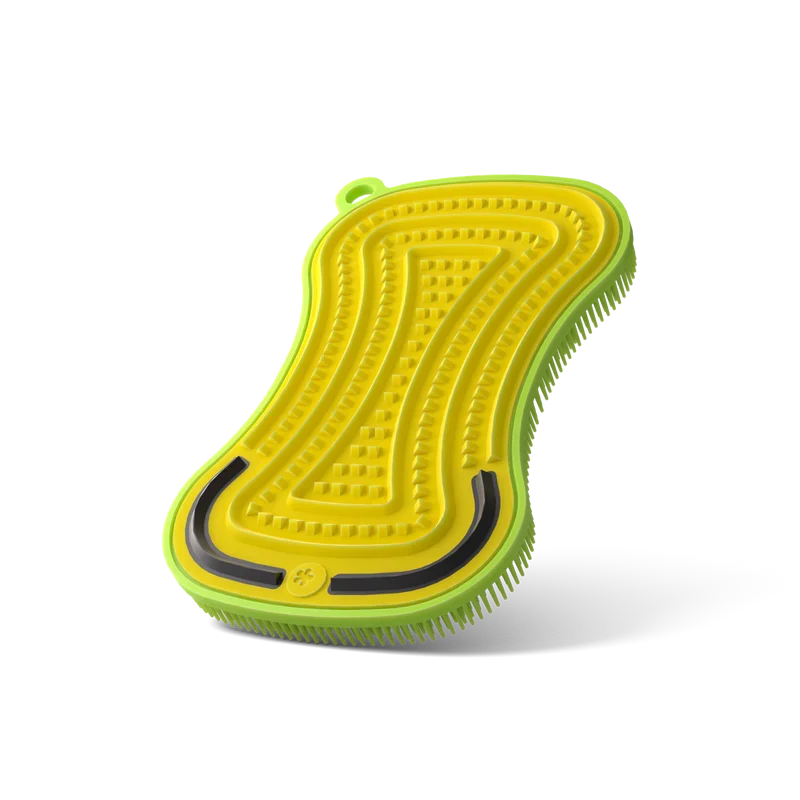 Scrubby plus limette/gelb 13x8 cm