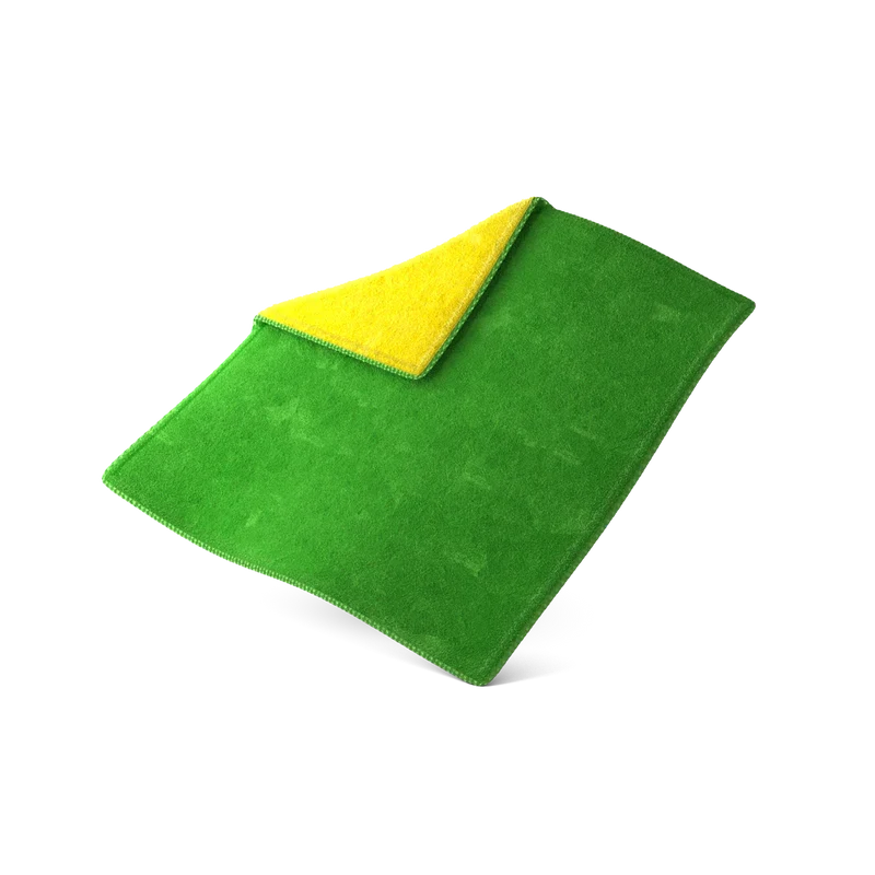 Microfasertuch limette/gelb 30x30 cm