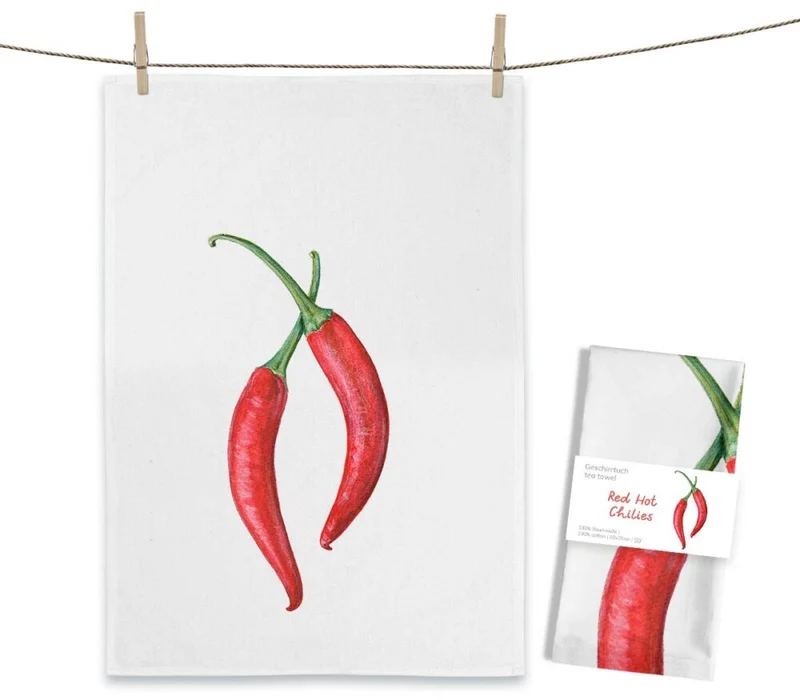 Geschirrtuch Red Hot Chilies