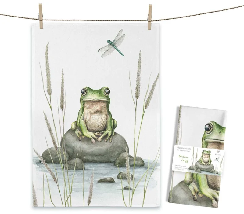 Geschirrtuch Green Frog