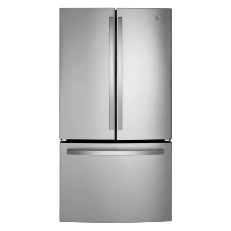 GE Appliances GNE27JYMFS 27 cu.ft French Door Refrigerator - Silver