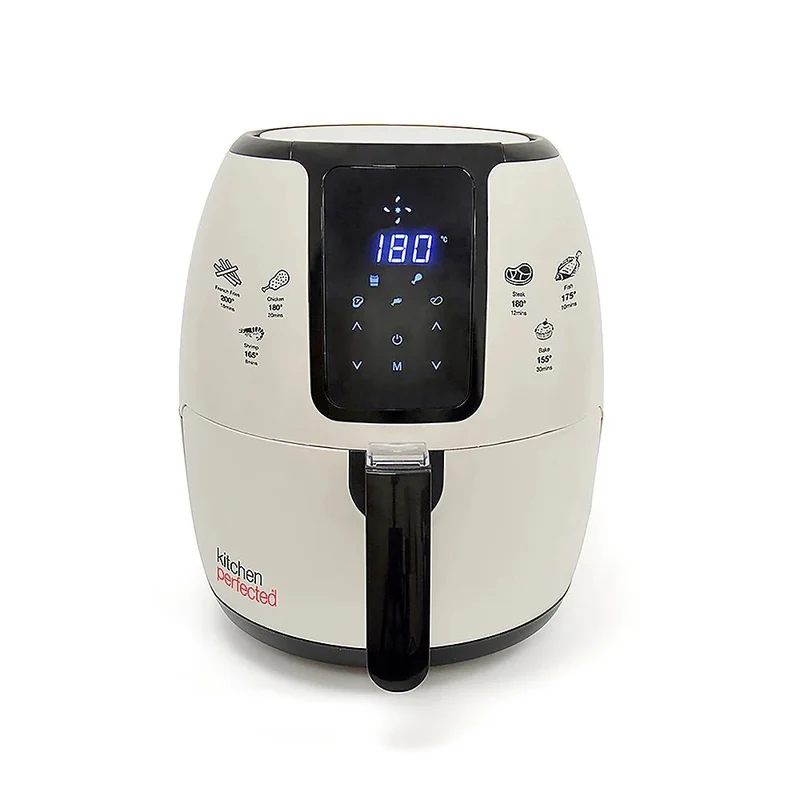 Kitchen Perfected E6703WI 4L Digi-Touch Air Fryer, Cream