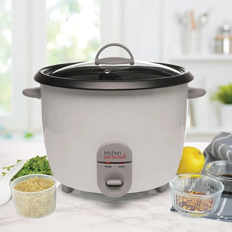 Kitchen Perfected 1000W 2.8L Automatic Rice Cooker, White