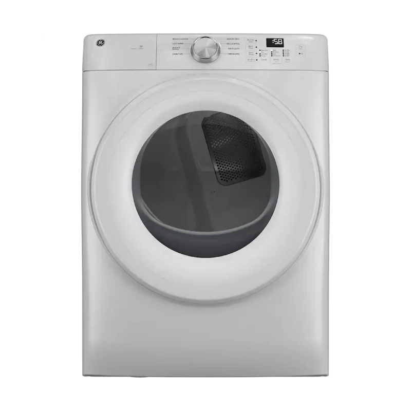 GE GFD35ESSYWW 7.8 cu. ft. Smart Front Load Electric Dryer with Sanitize Cycle - White