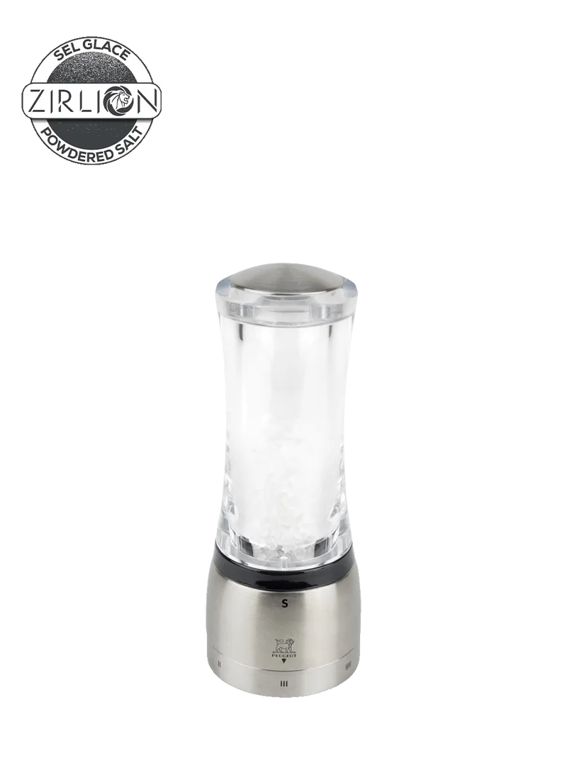 Salzmühle 16cm Acryl Edelstahl Daman