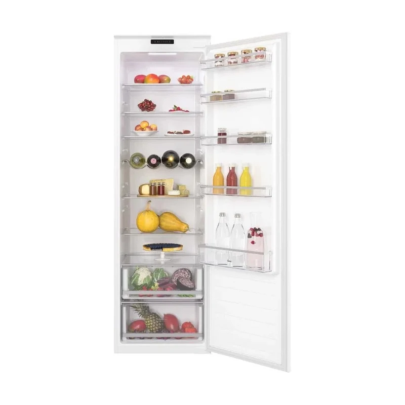 Hoover HOMS518EWK 177cm Integrated Tall Larder Fridge, 316L