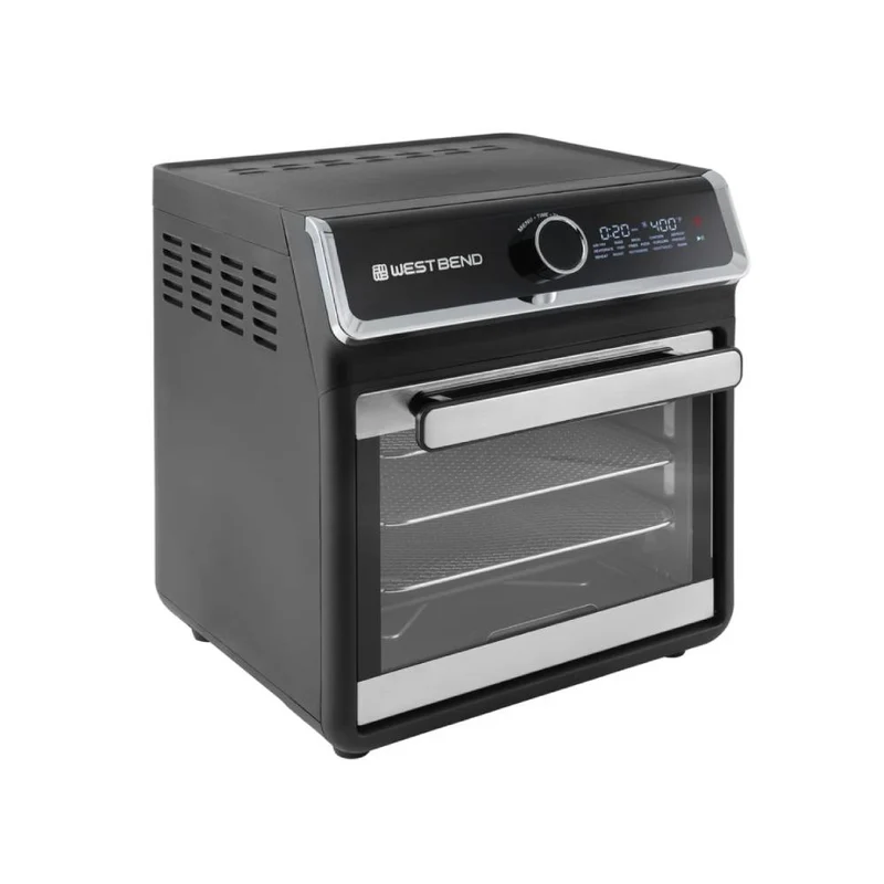 West Bend AFWB15BK13 15 Quart Air Fryer Oven with 16 Presets - Black
