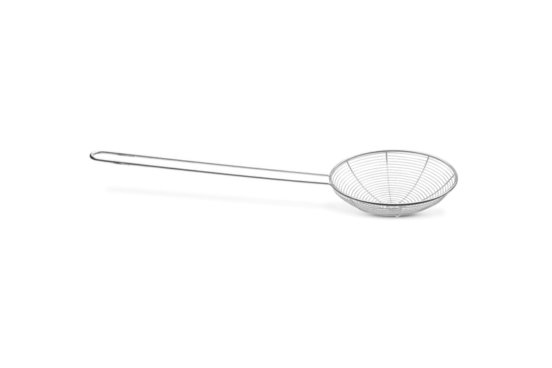Schaumlöffel Edelstahl Spirale, tiefe Form Ø 14 cm