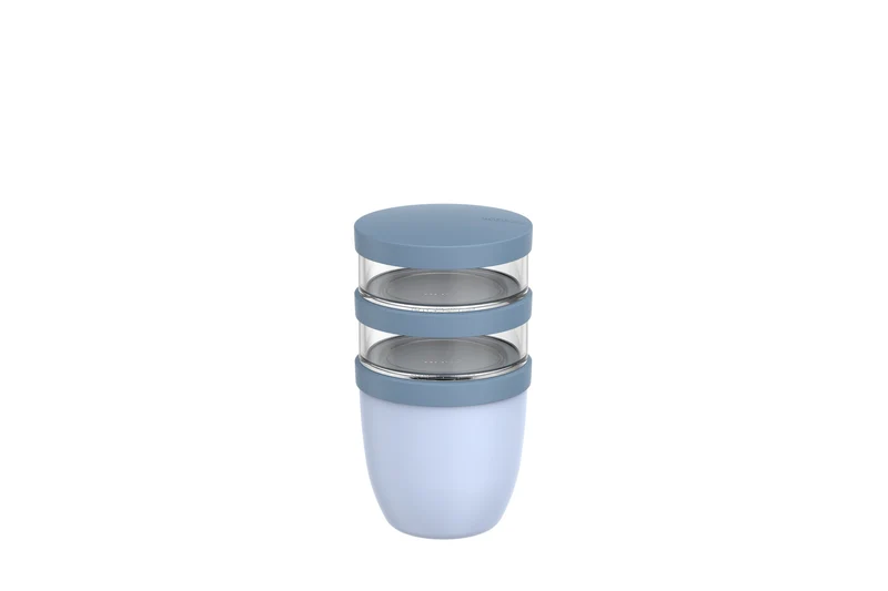 Ellipse Lunchpot 3-teilig 500 ml + 200 ml + 200 ml – Nordic blue