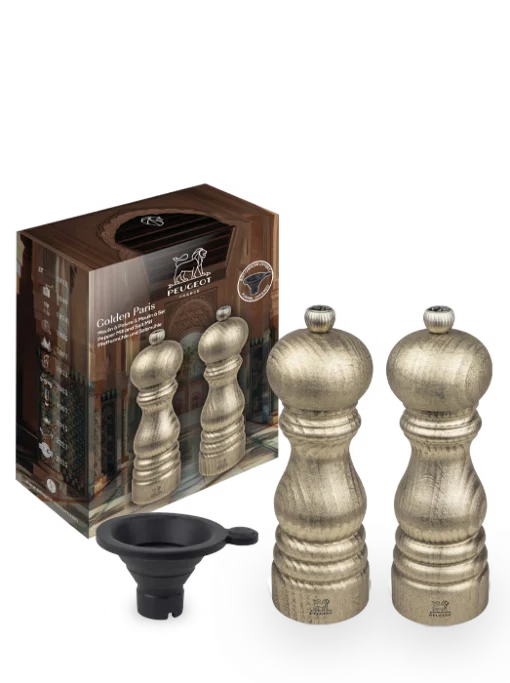 Pfeffermühle und Salzmühle Duot 18 Golden Paris