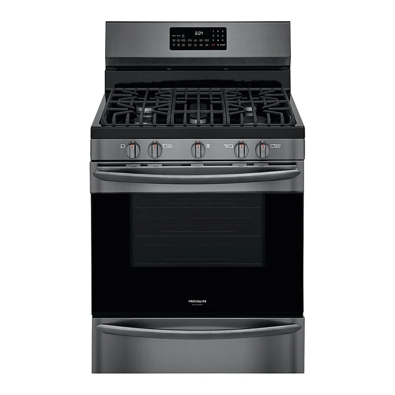 Frigidaire Gallery GCRG3060AD 5.0 cu. ft. Freestanding Gas Range with Air Fry - Black