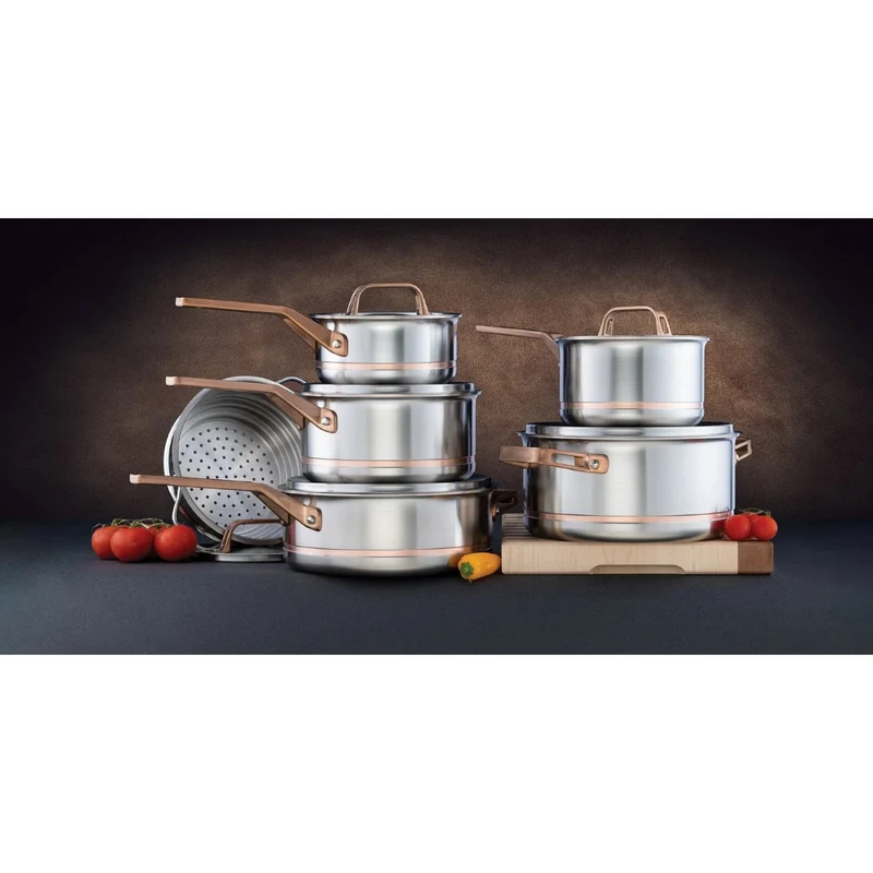 Meyer CopperClad 5-Ply 12 Piece Set