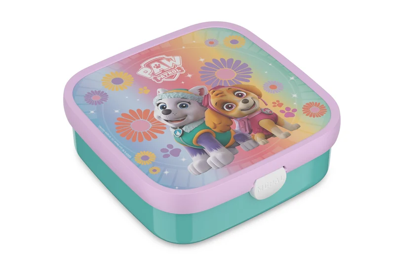 Brotdose Paw Patrol Girls groß mit Bento-Einsatz und Gabel Campus