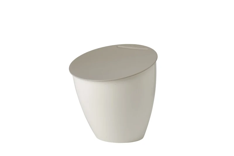 Bio-Abfallbehälter nordic white 2,2 L Calypso