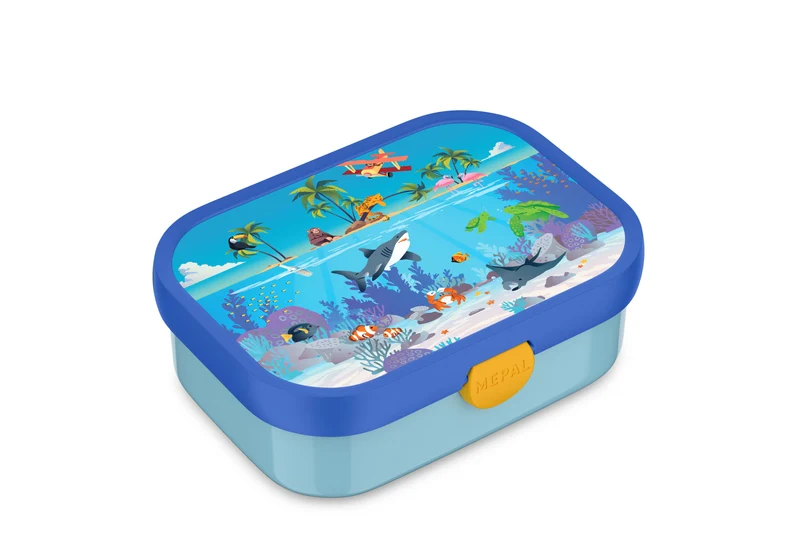 Campus Brotdose Tropical Ocean mit Bento-Einsatz und Gabel