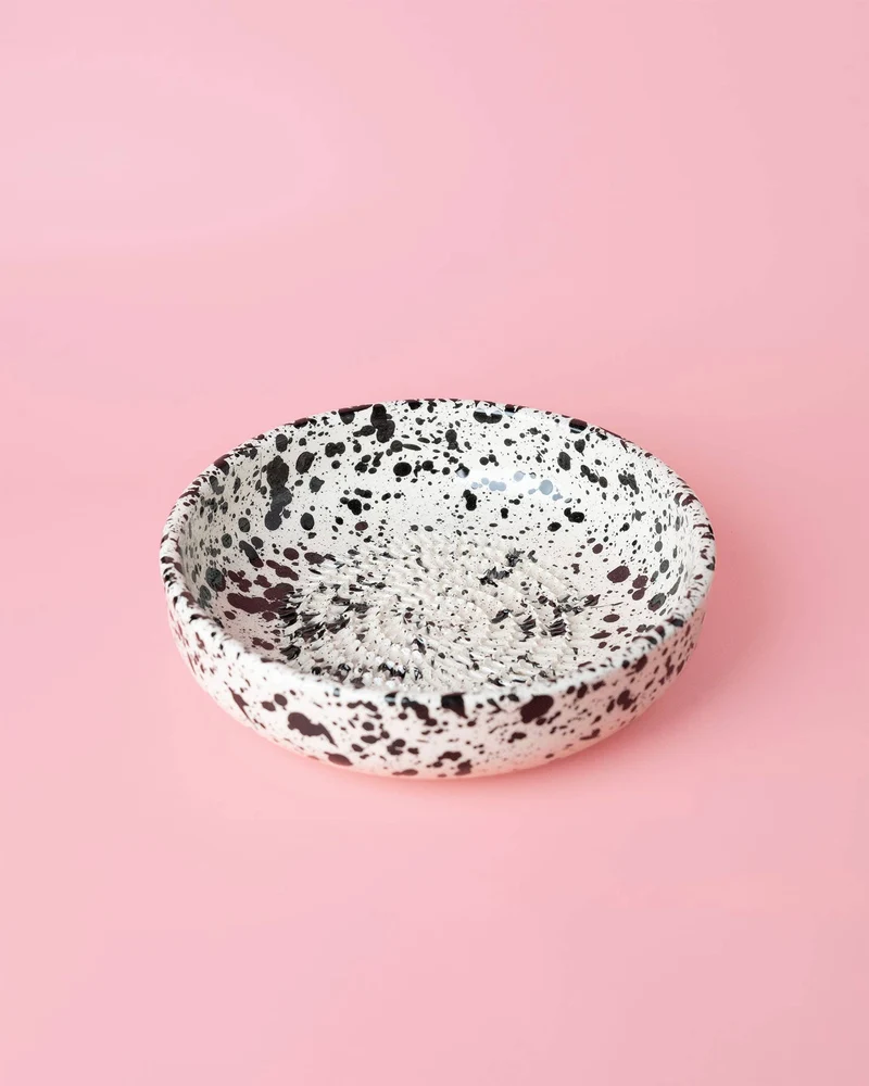 Keramikreibe "Galaxie" Groß für Knoblauch, Ingwer & Gewürze