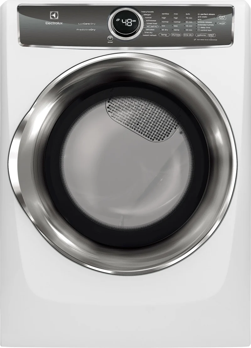 Electrolux 8 Cf White Fl Gas Dryer