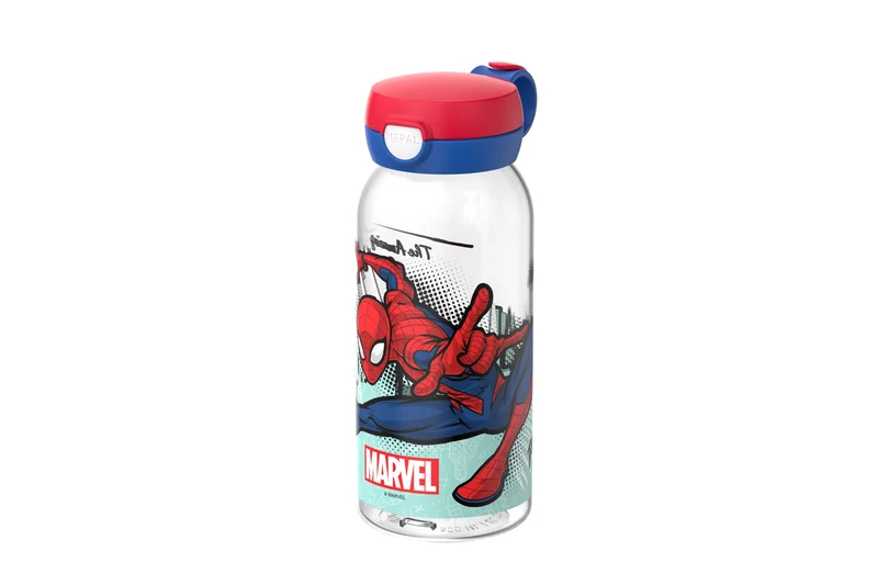 Campus Trinkflasche mit Klappdeckel 600 ml - Spiderman