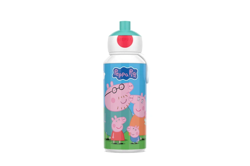 Trinkflasche Peppa Pig 400 ml Pop-Up Campus